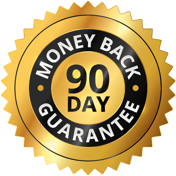 MemoFlow 90-day money-back guarantee seal